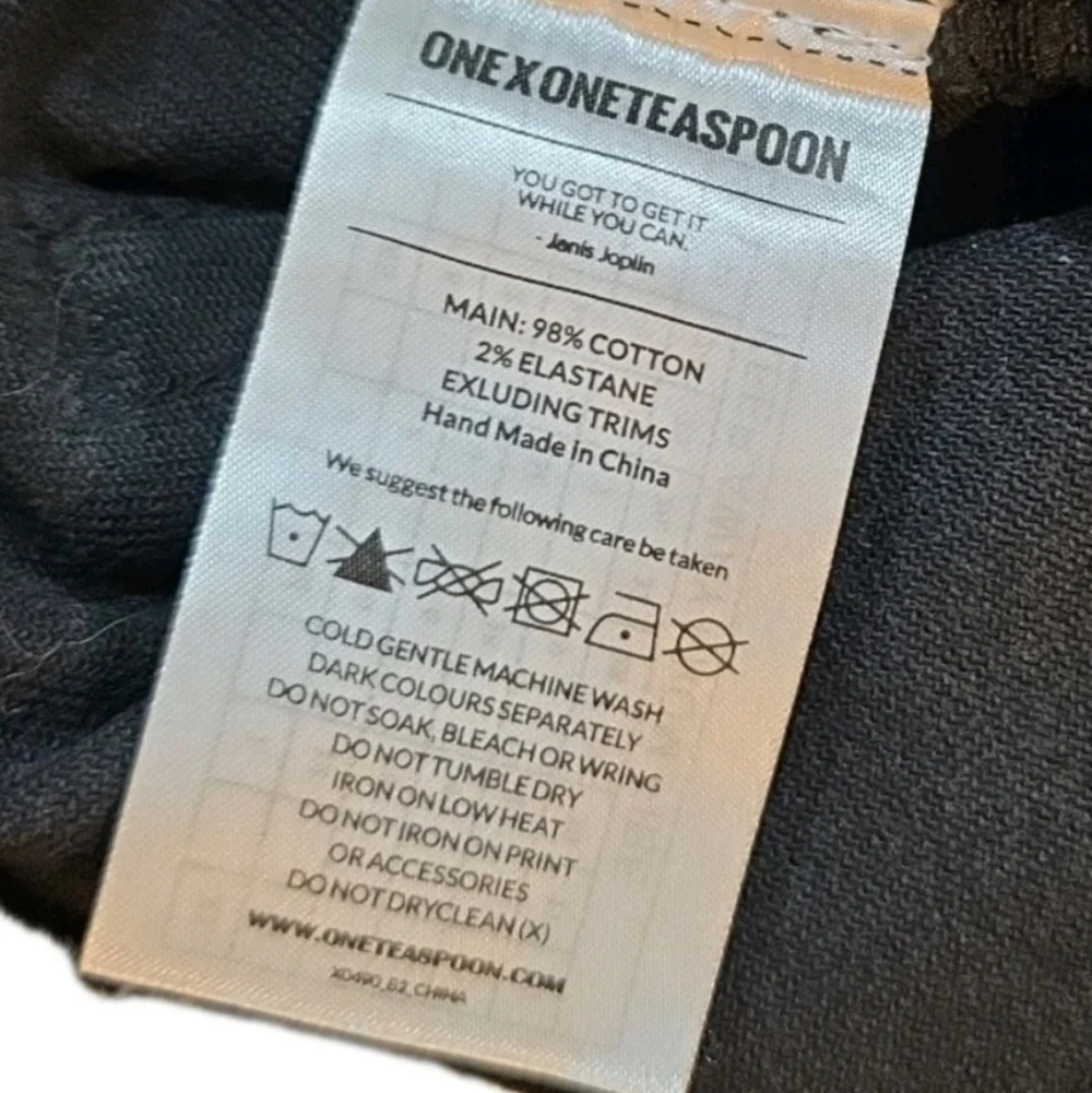 255. One Teaspoon Birds of Paradise Scallywags Jeans Size 26 - Picture 8 of 9